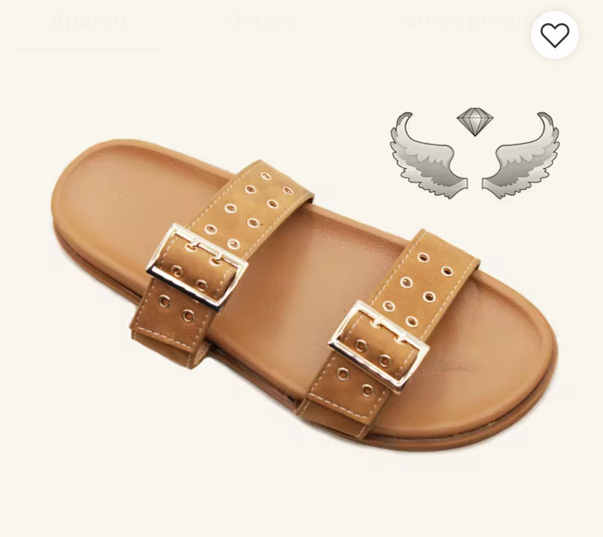 Sandales à enfiler pour femmes à la mode